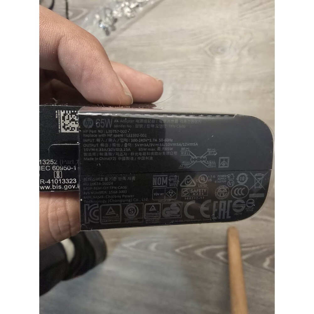 Original HP 860209-850 860210-850 USB-C Laptop Charger 65W AC Adapter